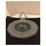 Cambridge glass tribute tray 6 bye 11
