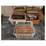 Lot of 3 boxes of Albums Lps Vinyl mostly old,