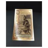 Florida GoldBack 1/2 1/2000th of 24k Gold