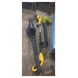 Corded electric blowers and weedeater