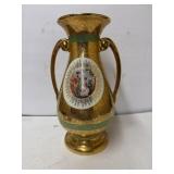 Le Mieux China 24k Gold Gilded Vase 13.5ï¿½x8ï¿½