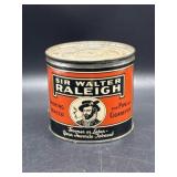 Sir Walter Raleigh vintage smoking tobacco tin
