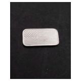 1 Gram Of .999 Fine Silver American Flag