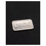 1 Gram Of .999 Fine Silver USCG
