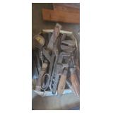 Hand files,pipe wrenches , chisels and more hand