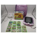 Leapster leappad case, games, cord (pad has