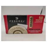 Partial box Federal brass 9mm Luger 115 grain 29