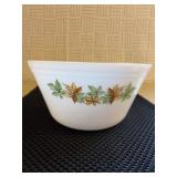 Fire king autumn leaf bowl 5 inches tall 9 inches