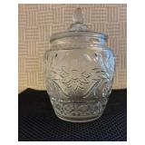 Sunflower Anchor Hocking cookie jar 11 inches