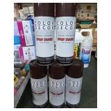 5 Cans Color Decor Fast Drying Spray Enamel