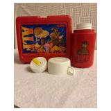Red Alf lunchbox 1987  Alf red thermos 1988