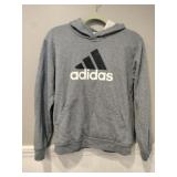 Adidas kids size large gray hoodie
