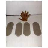 Napkin Holder and Beveled Glass Sun Catchers