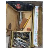 Watercolors, drawing and drafting instruments,