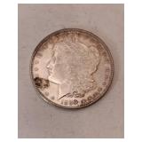 1889 silver Morgan dollar