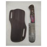Damascus style hunting or skinny knife 4' blade