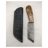 Damascus style hunting or skinny knife 4' blade