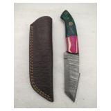 Damascus style hunting or skinny knife 4' blade