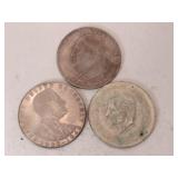 3 foreign coins