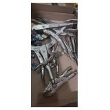 Vise grip assortment various styles