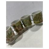 Four piece farmhouse, coffee mug set