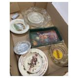 Advertising ashtrays, decorative ashtrays, and