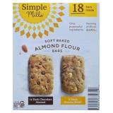 18ct boxes of simple mills soft baked almond