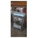 Decorative wall hanging mirror assortment with