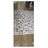 Garnet hill cotton quilt style comforter (86x90in