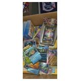 Large assortment of Pokï¿½mon cards and other