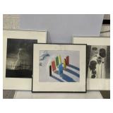 Framed signed photography by Lafayette artists