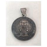 Silver Mexican pendant marked sterling.