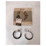 2 pair of Monet clip earrings
