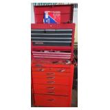 3 stage mismatched tool chest with contents ,
