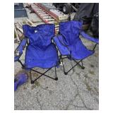 2 squirrel chewed chairs( otherwise new)