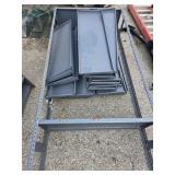Metal shelving
