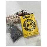 Two packs of Crosman super BBs, one pack of Daisy