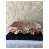 Luberger basket with plastic container four