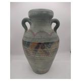 Cypriot-Style Terracotta Amphora Vase twin
