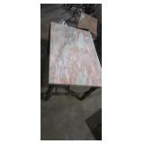 Small Marble top coffee table unbranded