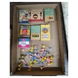 Lot of vintage birthday candles and cake candle