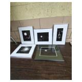 Group of b&w nude art photographs. Made by