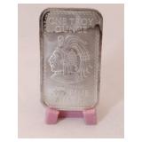 Cuauhtemoc .999 fine silver bar