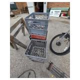 6 milk crates