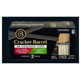 2 boxes of cracker barrel 48 cracker cuts  extra