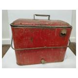 Vintage metal cooler