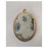 Victorian style Cameo pendant