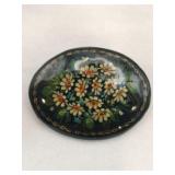Russian hand-painted floral broke