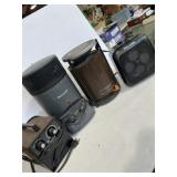 Variety of electric space heaters