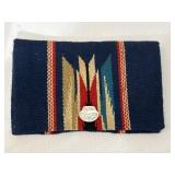Vintage Fred Harvey-era Chimayo hand-woven wool